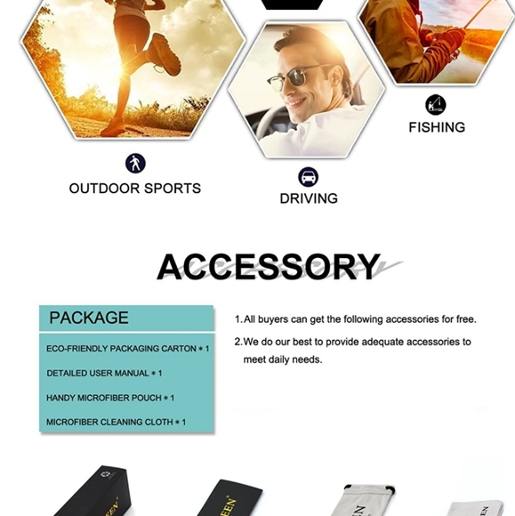 Square glitter Colorblock 😎 Sunglasses - Picture 6 of 8